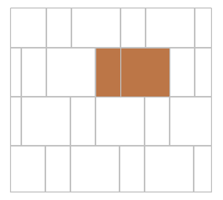 Alternating Centered tile layout pattern